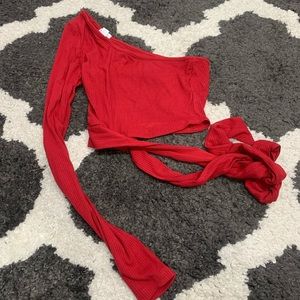 Garage one sleeve top